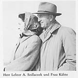 Herr Lehrer A. Sedlaczek und Frau Kthe